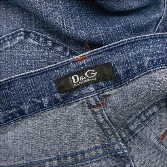 D&G DOLCE & GABBANA Ladies Classic Mid-Rise Blue Jeans - Picture 14 of 15